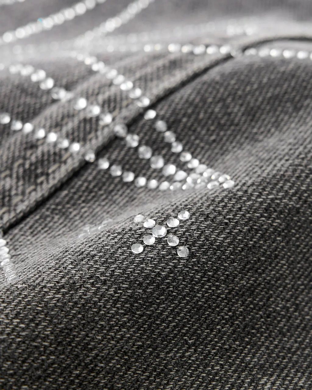 Star Graphic Rhinestone Barrel Baggy Jeans | Inflation Streetewear