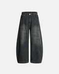 Vintage Leopard Print Barrel Jeans | Inflation Streetwear