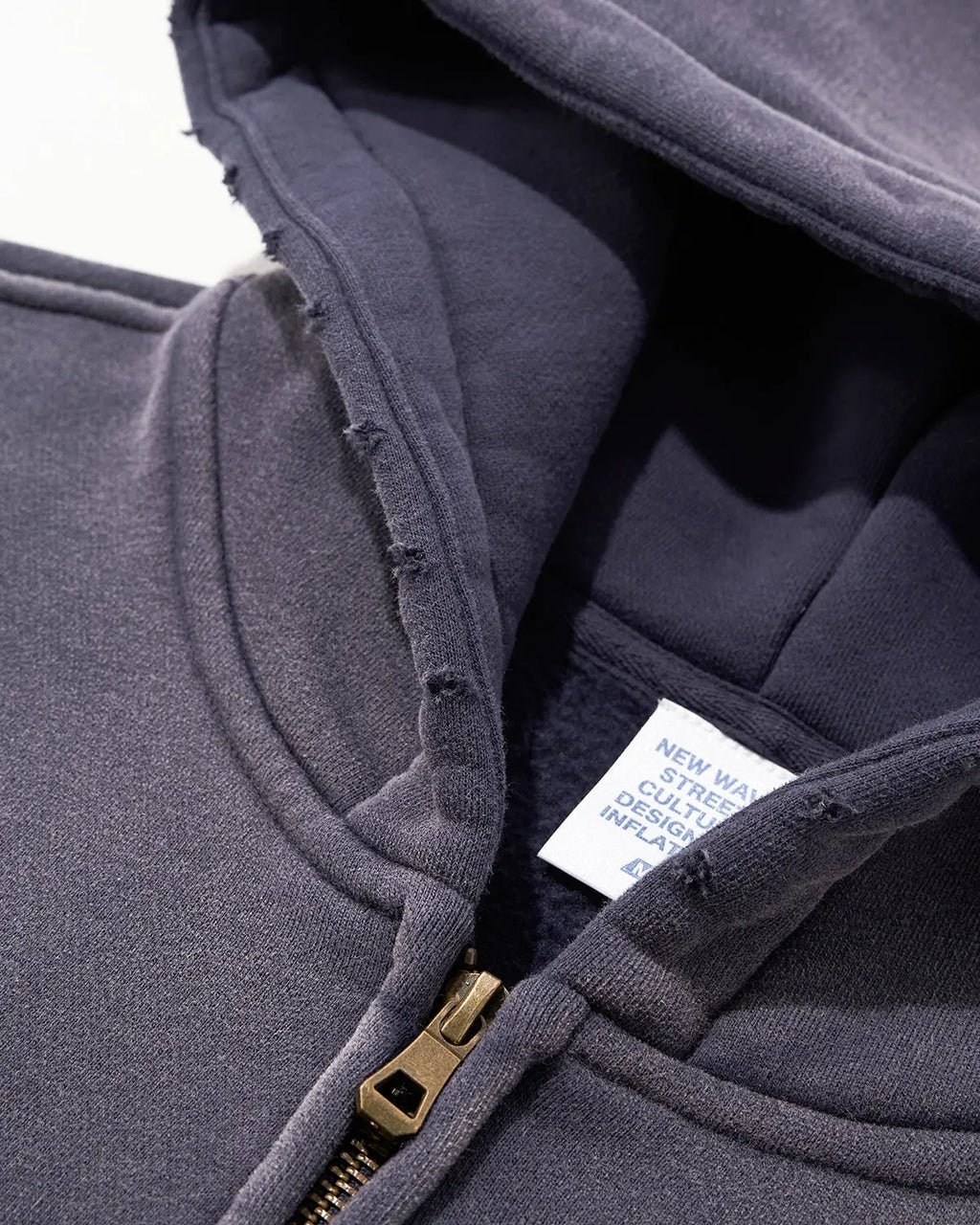 Brand Monkey Wash Zip Up Hoodies | Inflation Streetwear