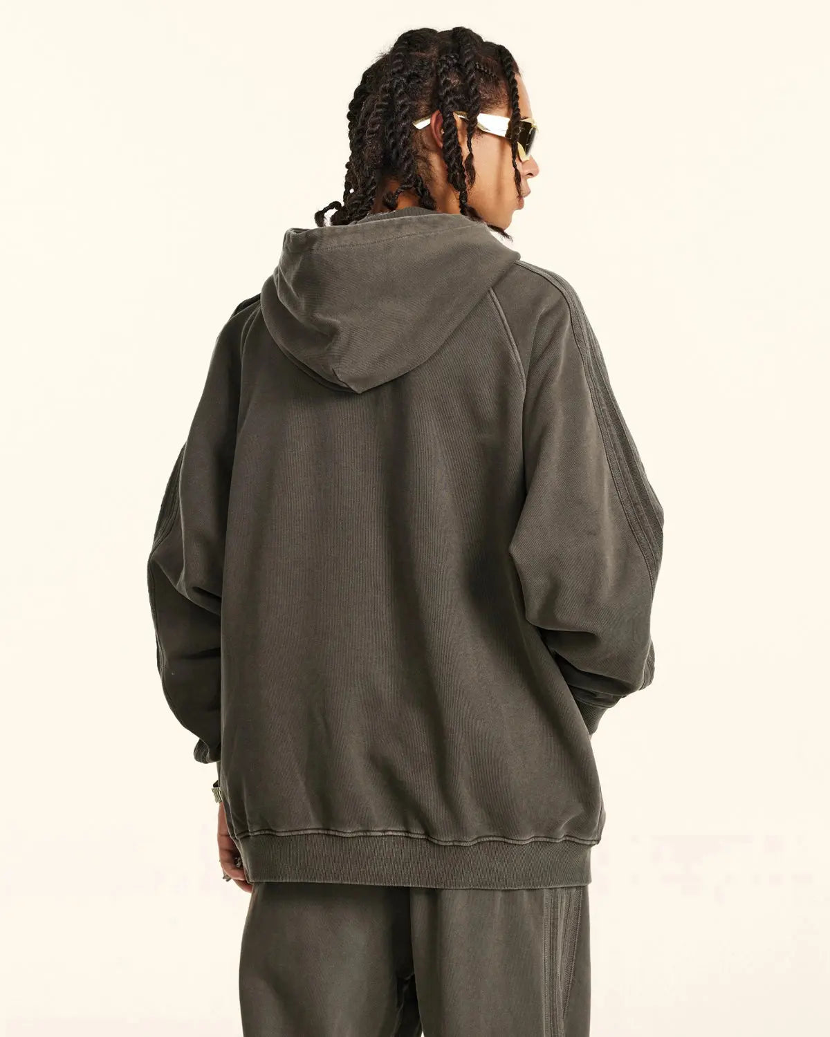 Frayed Seam Acid Wash Hoodies | Inflation Streetwear