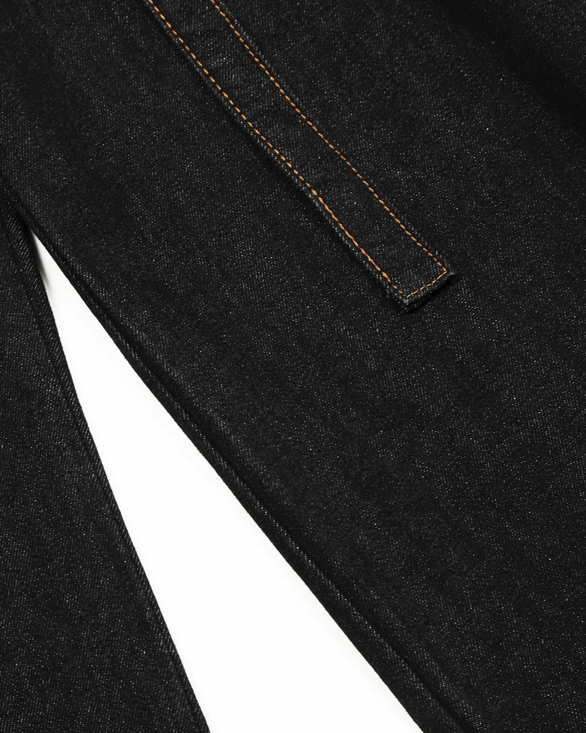Contrast Stitch Raw Baggy Jeans | Inflation Streetwear