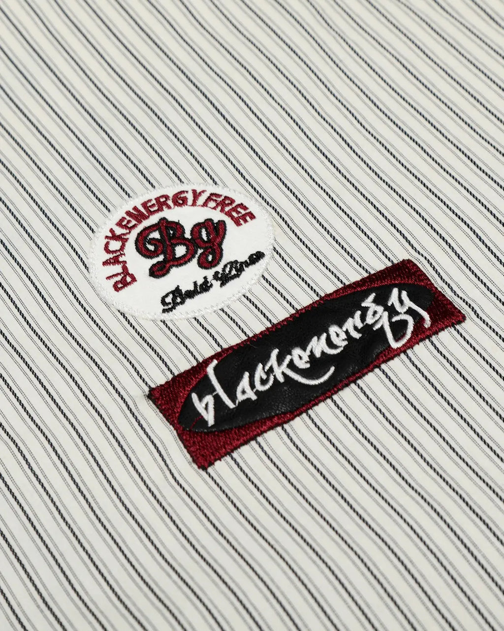 Graffiti Patch Striped Shirts | Inflation Streetwear