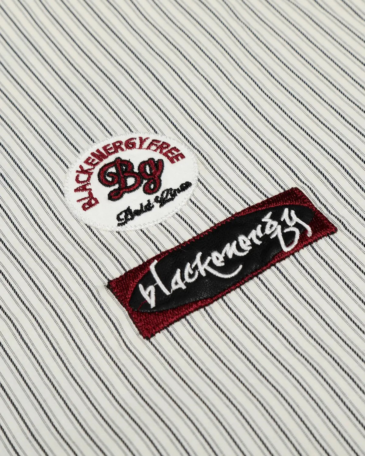 Graffiti Patch Striped Shirts | Inflation Streetwear