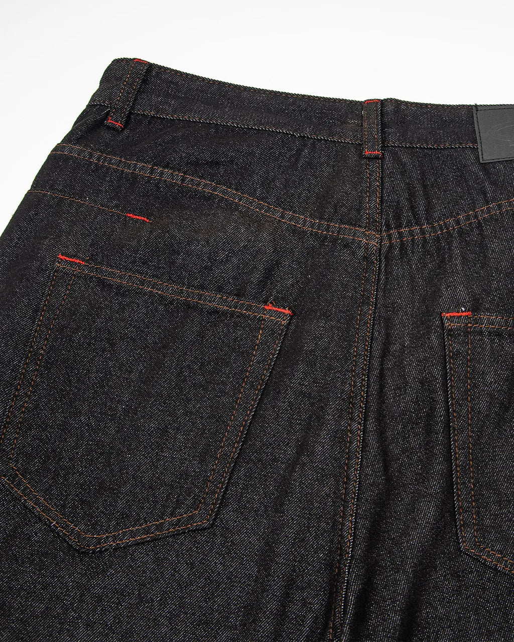 Asymmetric Buckle Raw Baggy Jeans | Inflation Streetwear