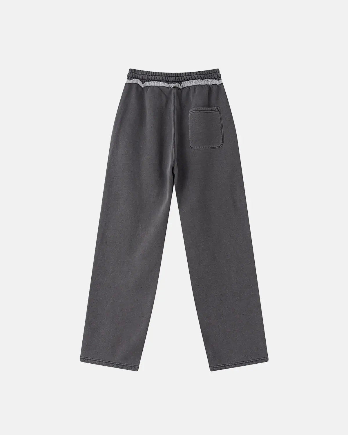 Wash Patchwork Straight Leg Sweatpants | Inflation Streetwear