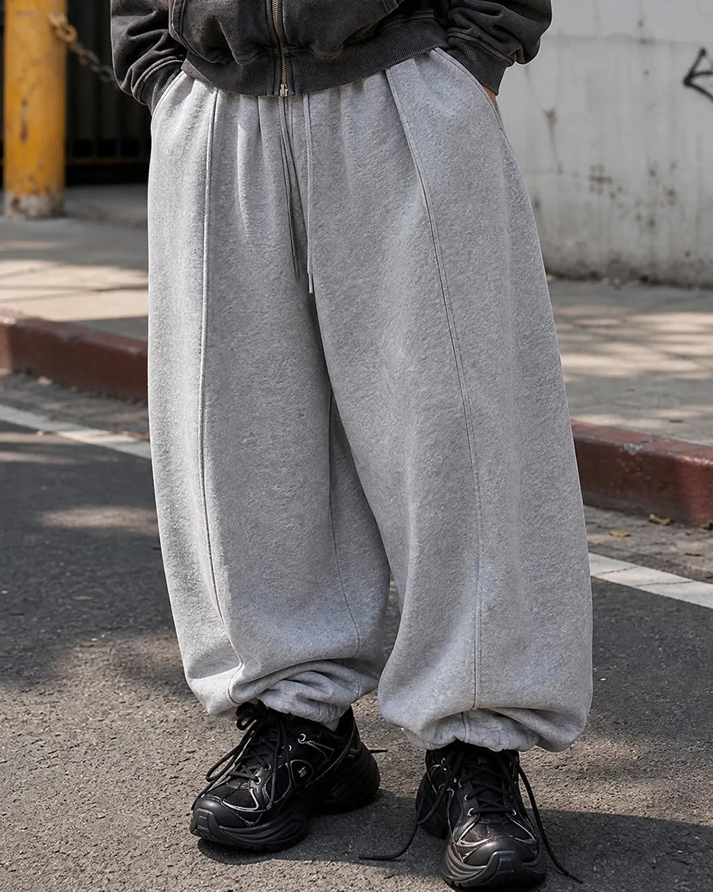 Grey Baggy Jogger Sweatpant | Inflation Streetwear