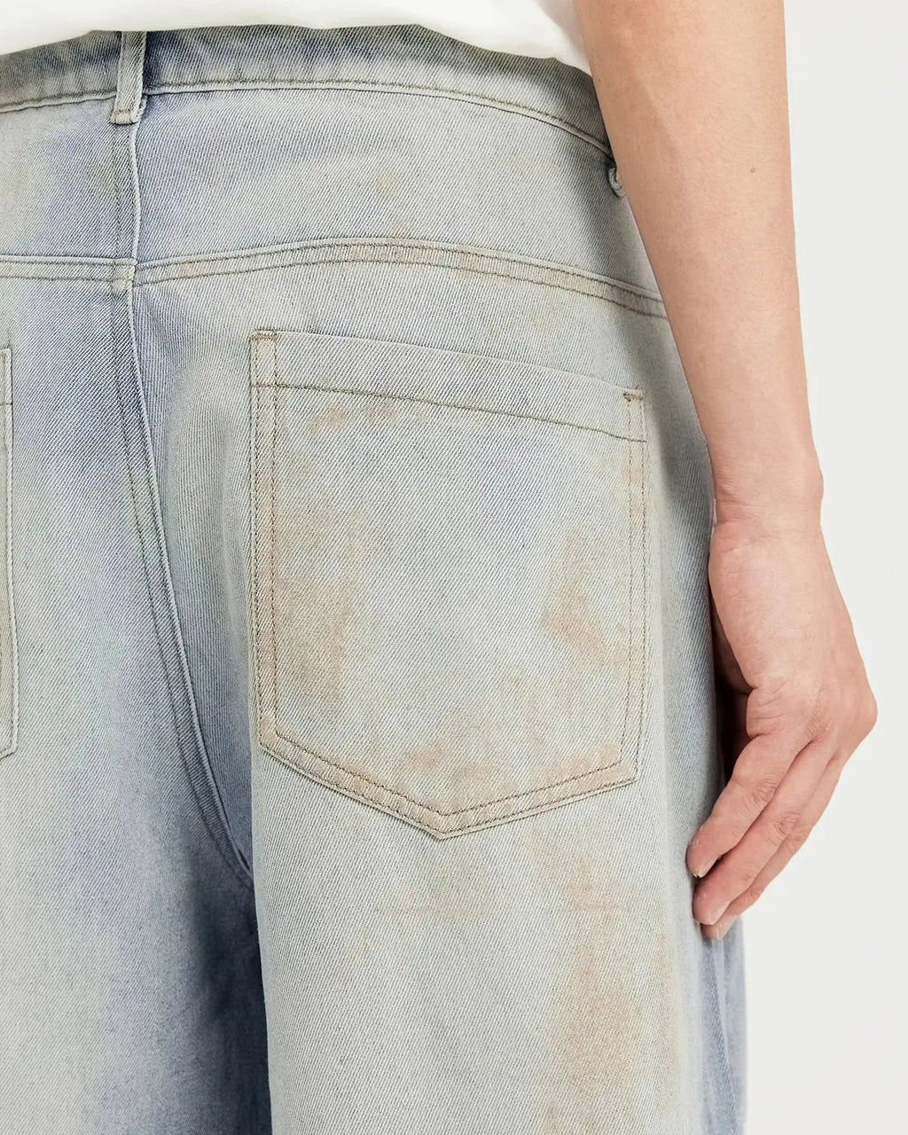 Mud Washed Baggy Jeans | Inflation Streetwear