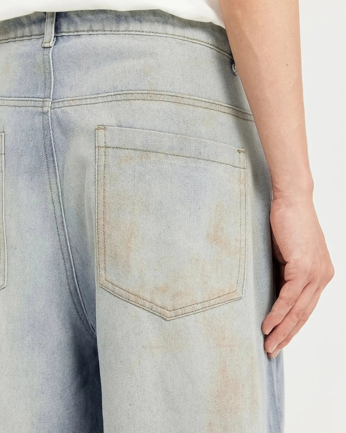 Mud Washed Baggy Jeans | Inflation Streetwear