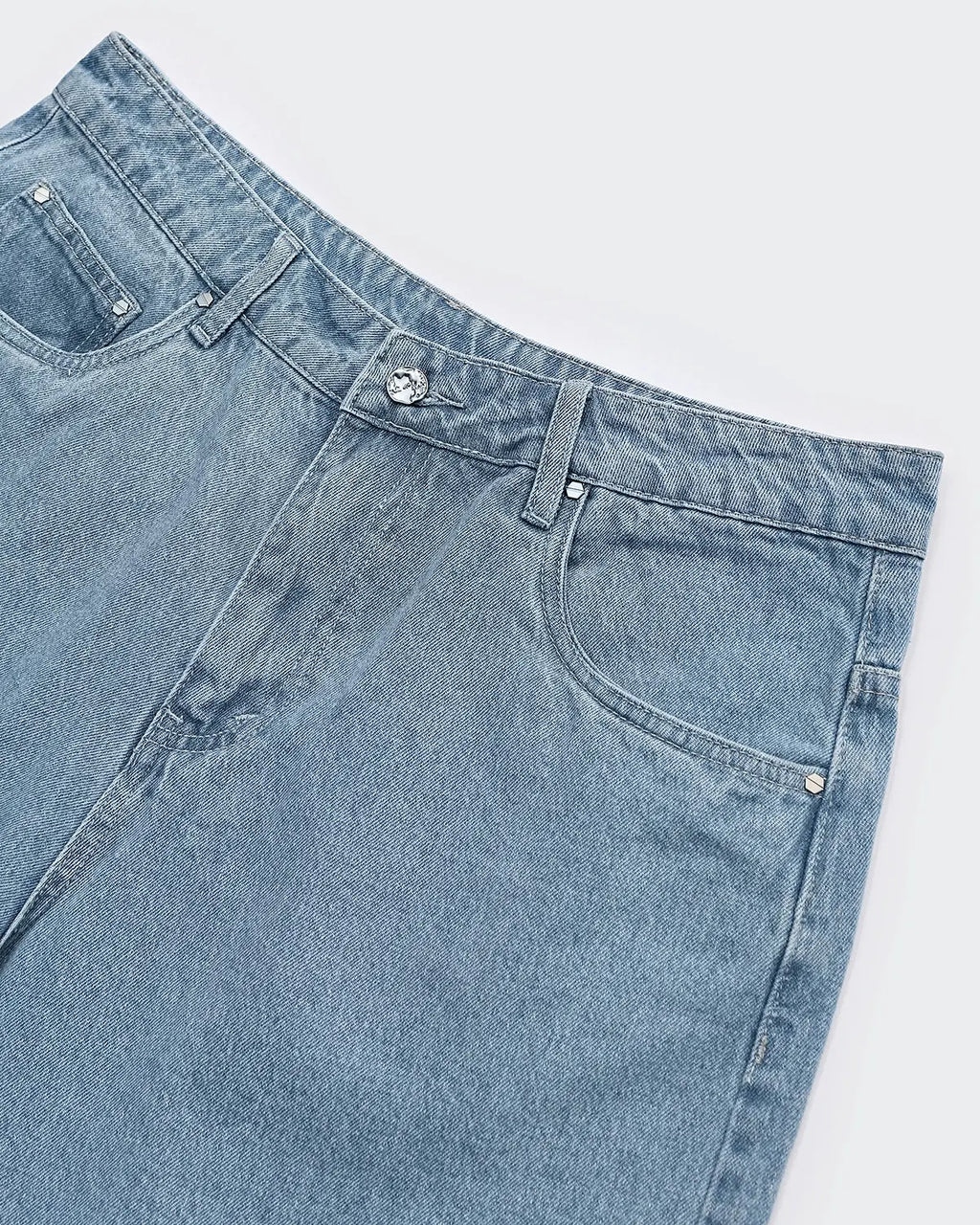 INFLATION Vintage Straight Washed Jorts