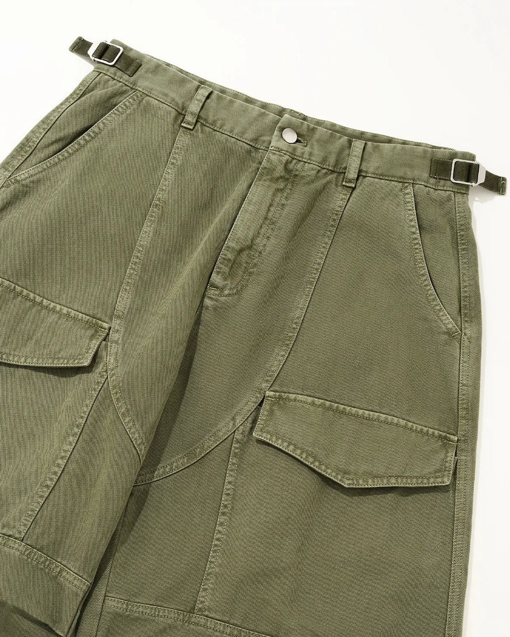 Multi Pockets Garment Washed Cargo Pants | Inflation Streetwear