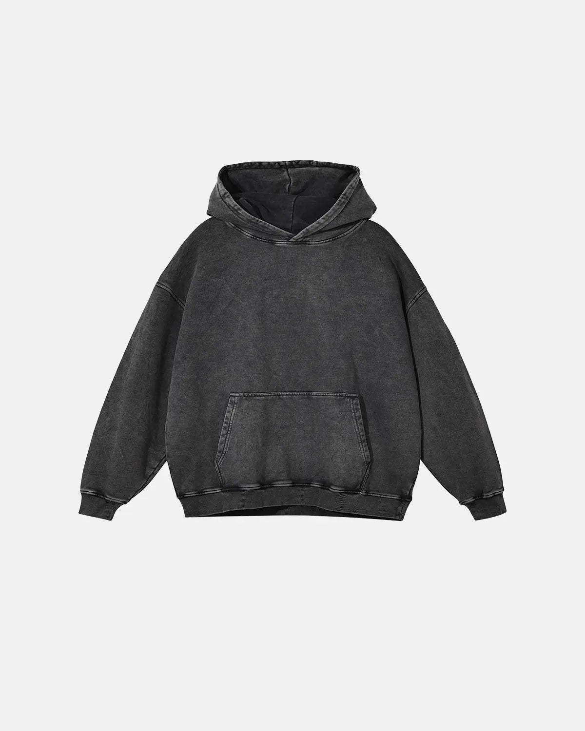 French Terry Washed Distressed Hoodies | Inflation Streetwear