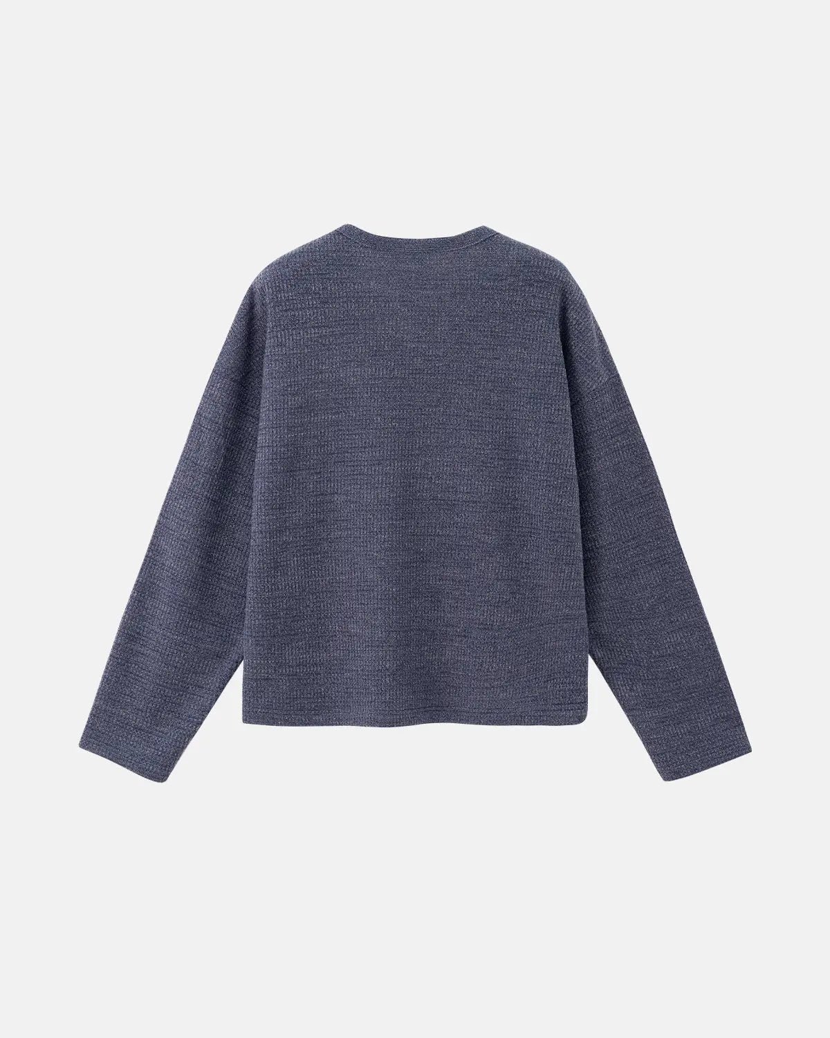 V-neck Long Sleeve Waffle Tees | Inflation Streetwear