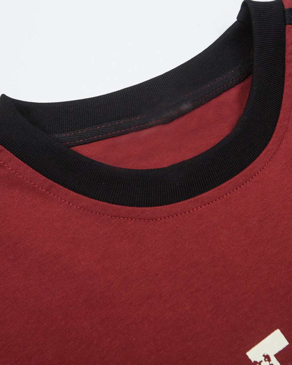 Retro Letter Print Layered Stripe T-Shirt | Inflation Streetwear