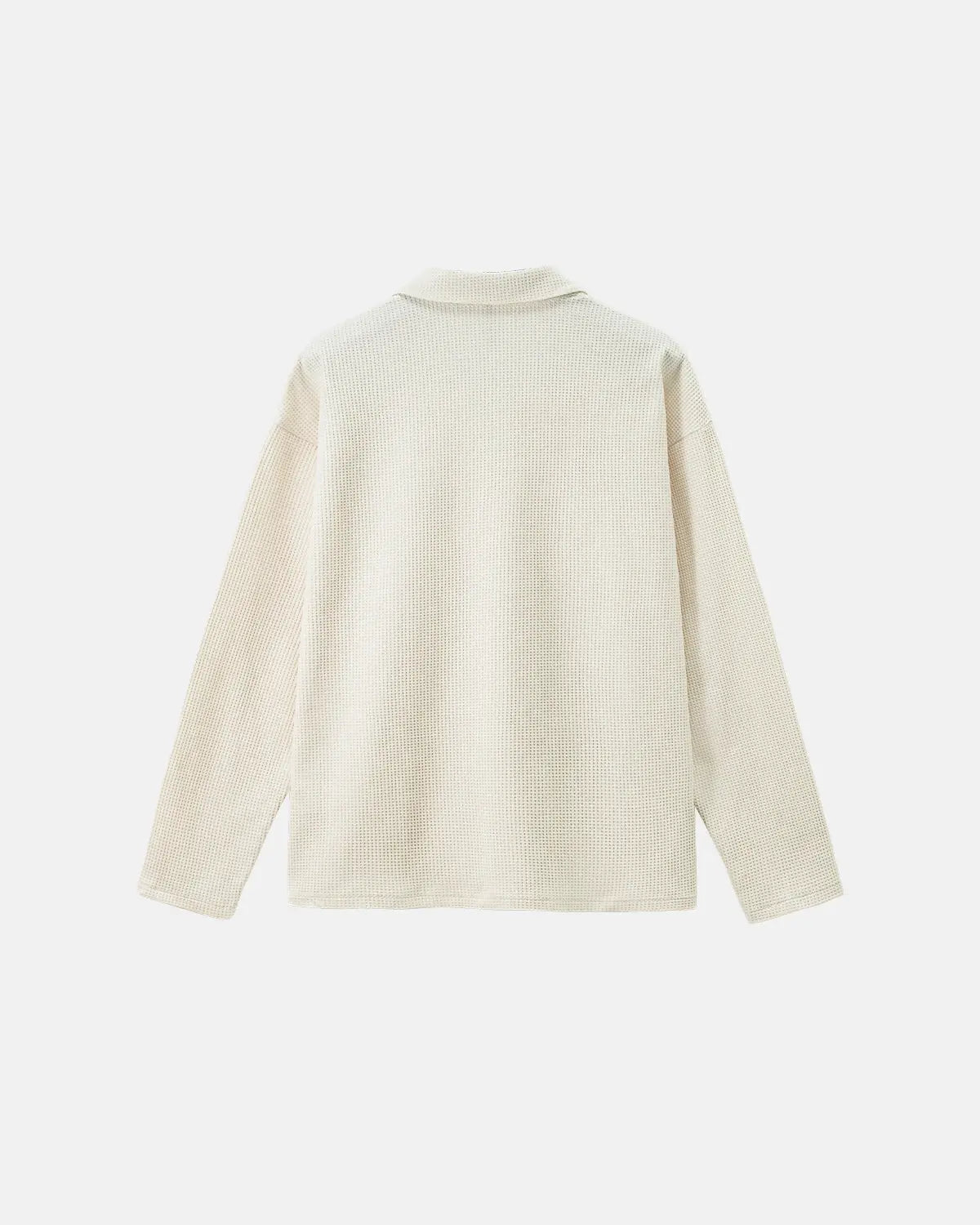 Waffle Long Sleeve Polo Shirts | Inflation Streetwear
