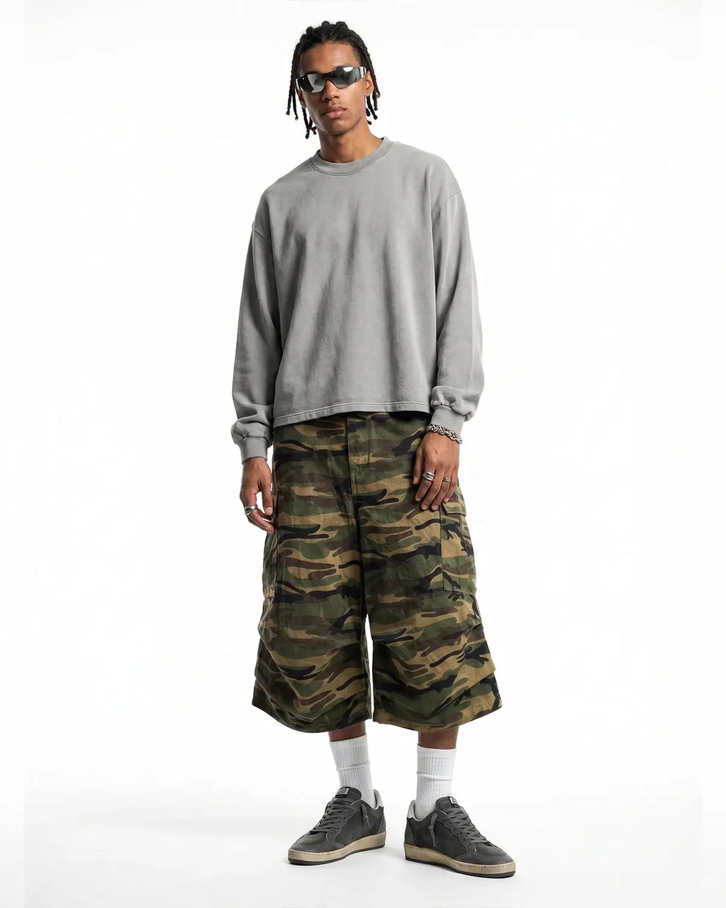 Distressed Washed Long Sleeve Tees | Inflation Streetwear