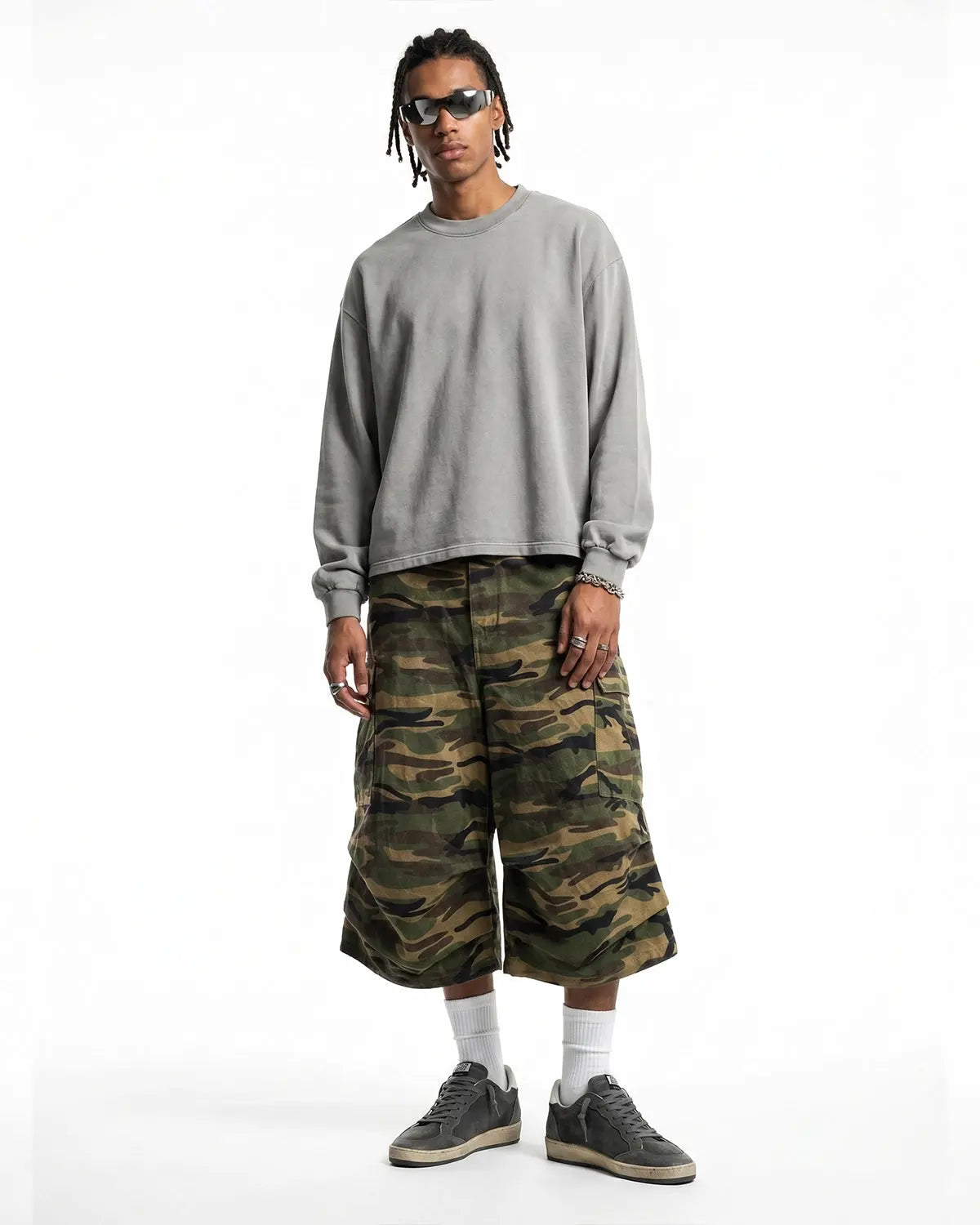 Distressed Washed Long Sleeve Tees | Inflation Streetwear