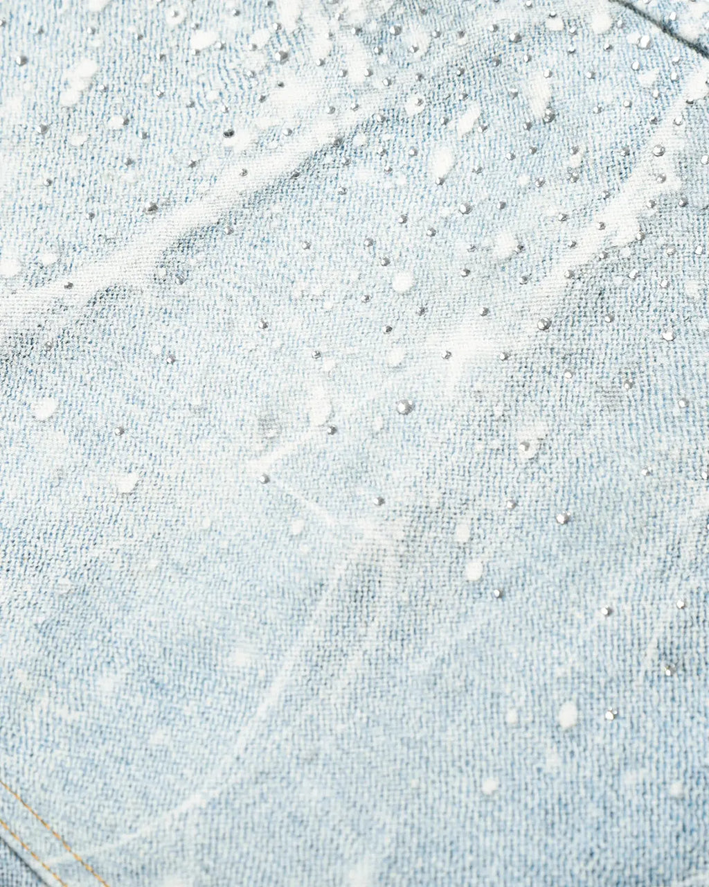 Rhinestone Lightning Baggy Barrel Jeans | Inflation Streetwear