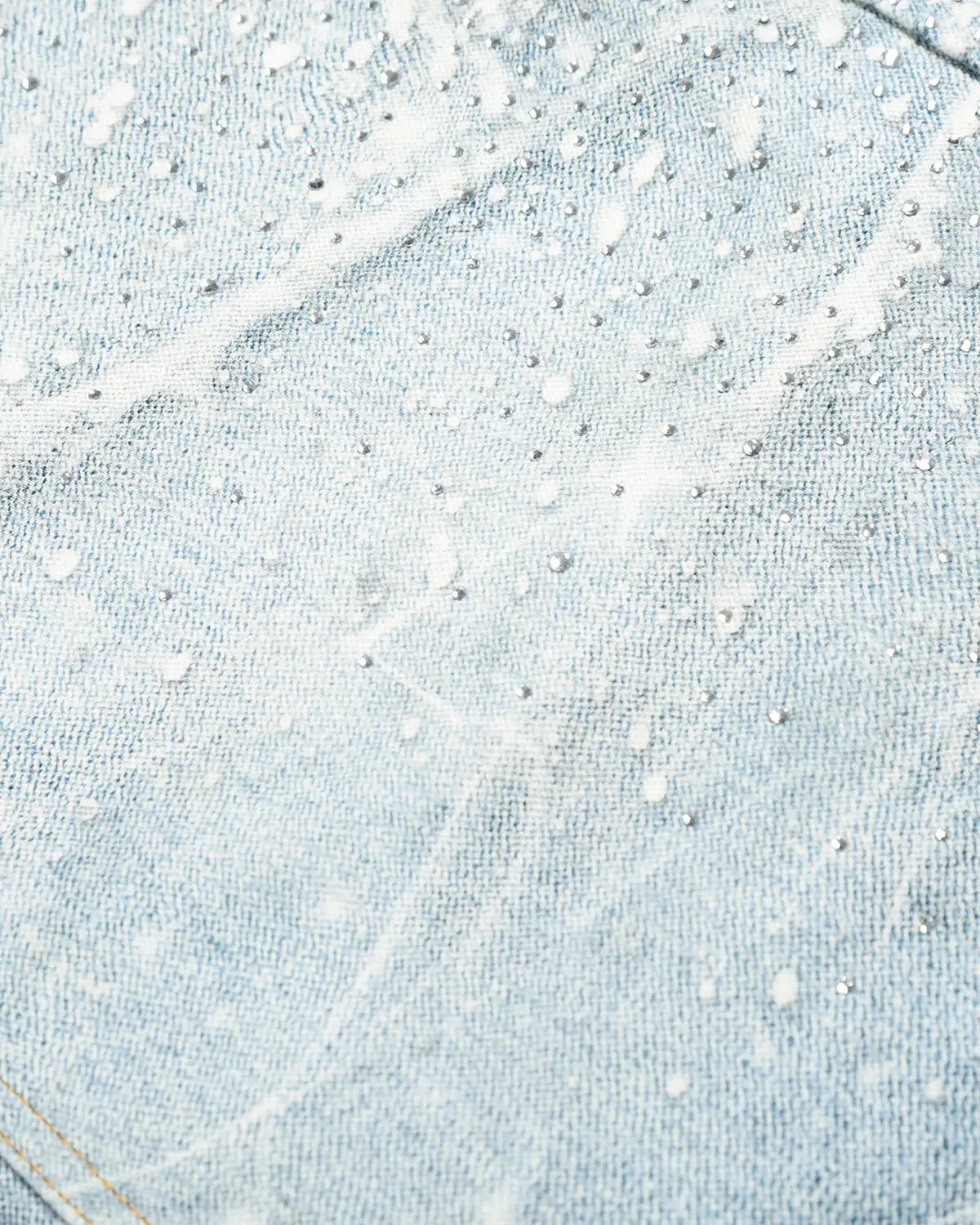 Rhinestone Lightning Baggy Barrel Jeans | Inflation Streetwear