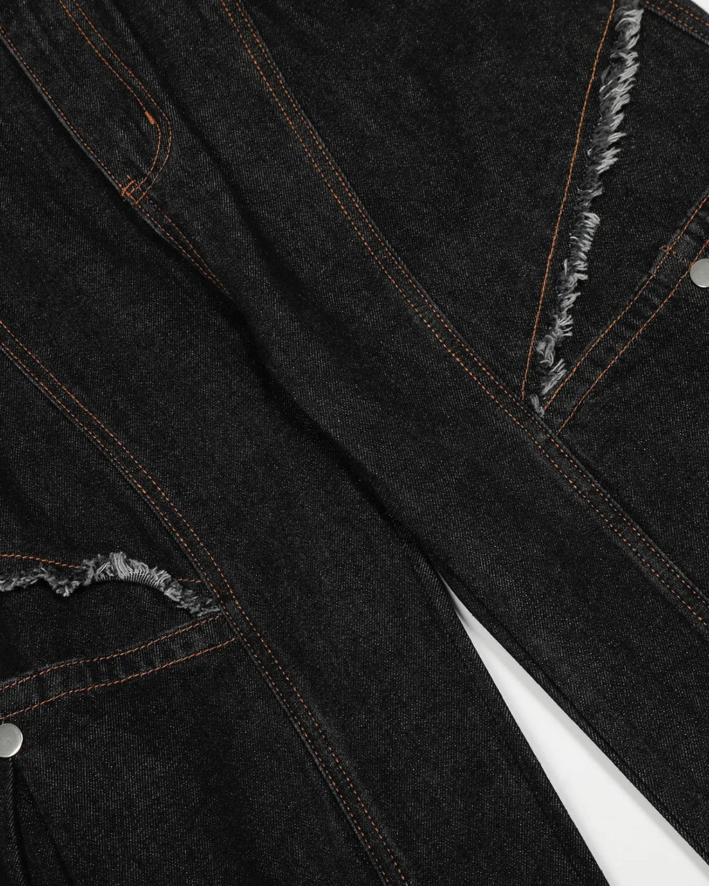 Black Super Barrel Jeans  | Inflation Streetwear
