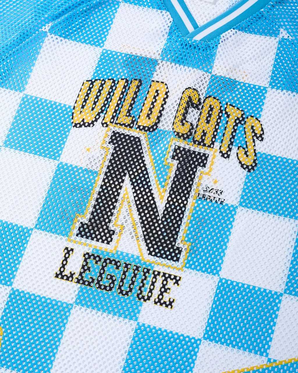 Varsity Checkerboard Mesh Jersey | Inflation Streetwear