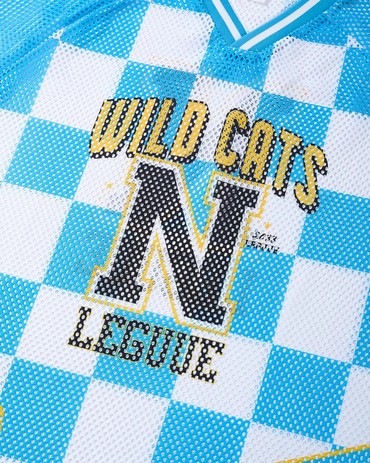 Varsity Checkerboard Mesh Jersey | Inflation Streetwear