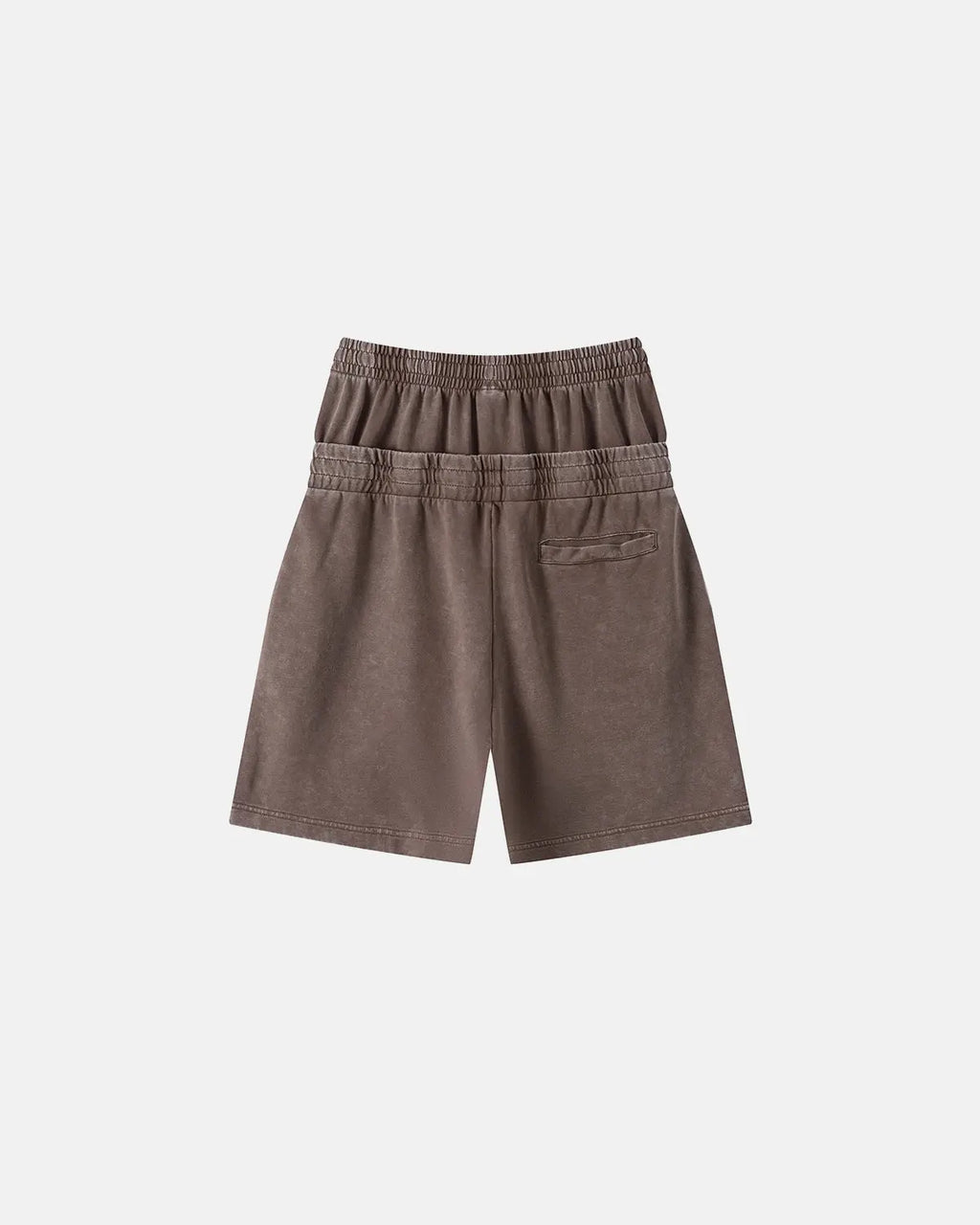 Double Waist Acid Wash Sweat Shorts | Inflation Streetwear