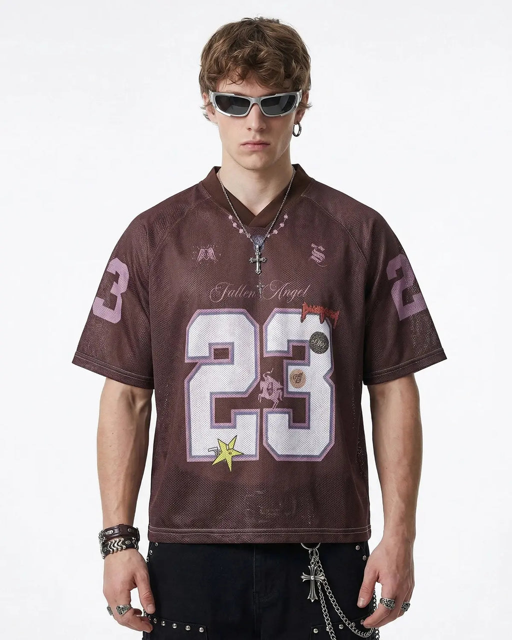 Number 23 Pink Mesh Jersey | Inflation Streetwear