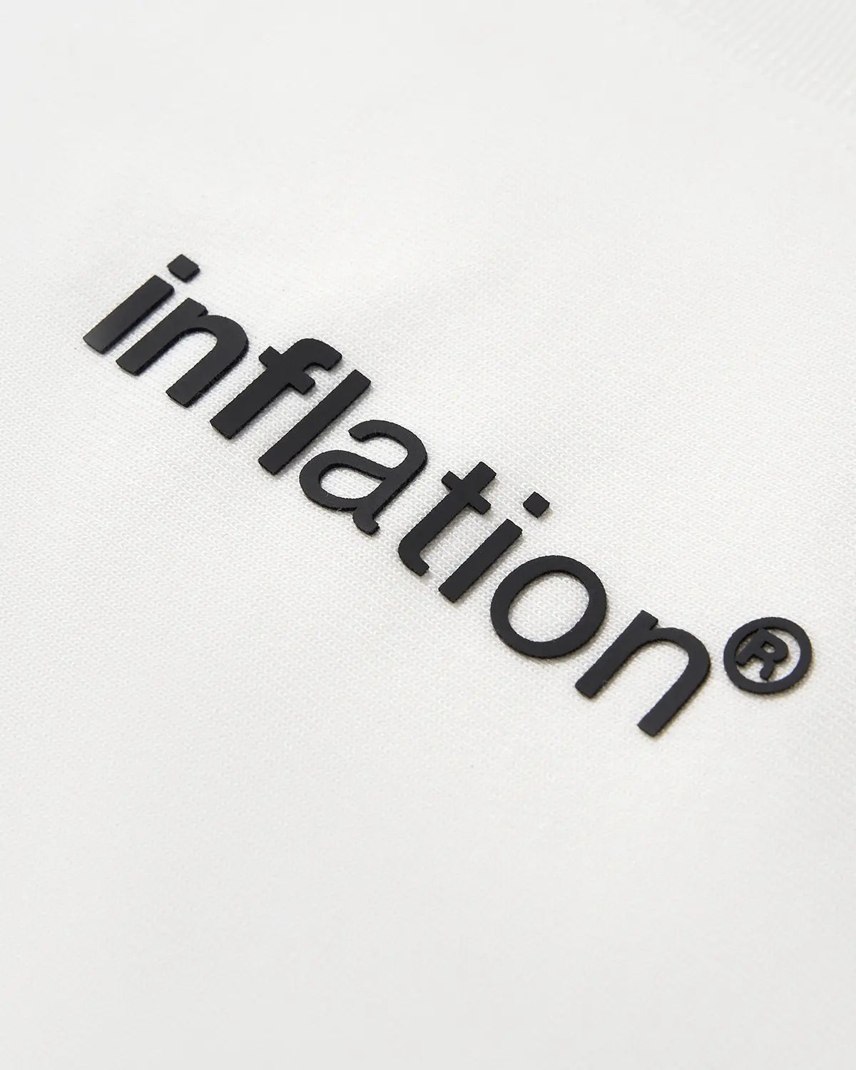 White Logo Cotton Tees | Inflation Streetwear