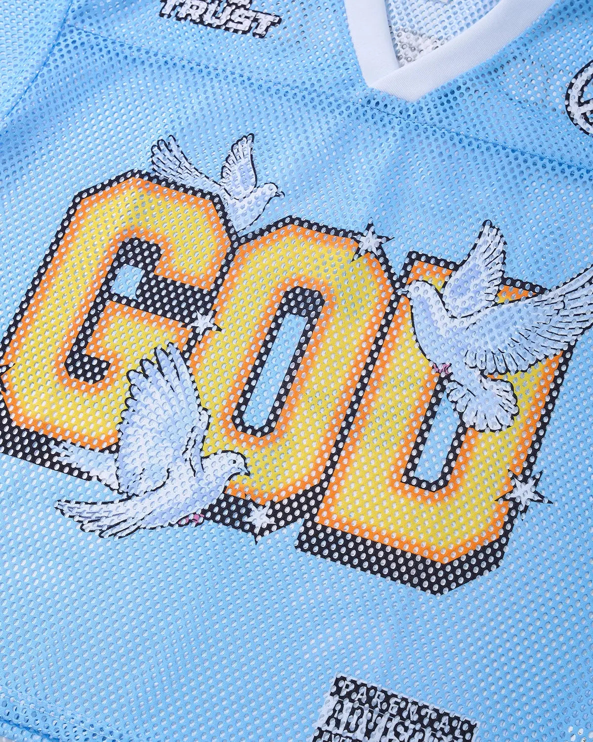 Dove Graphic Mesh Football Jersey | Inflation Streetwear