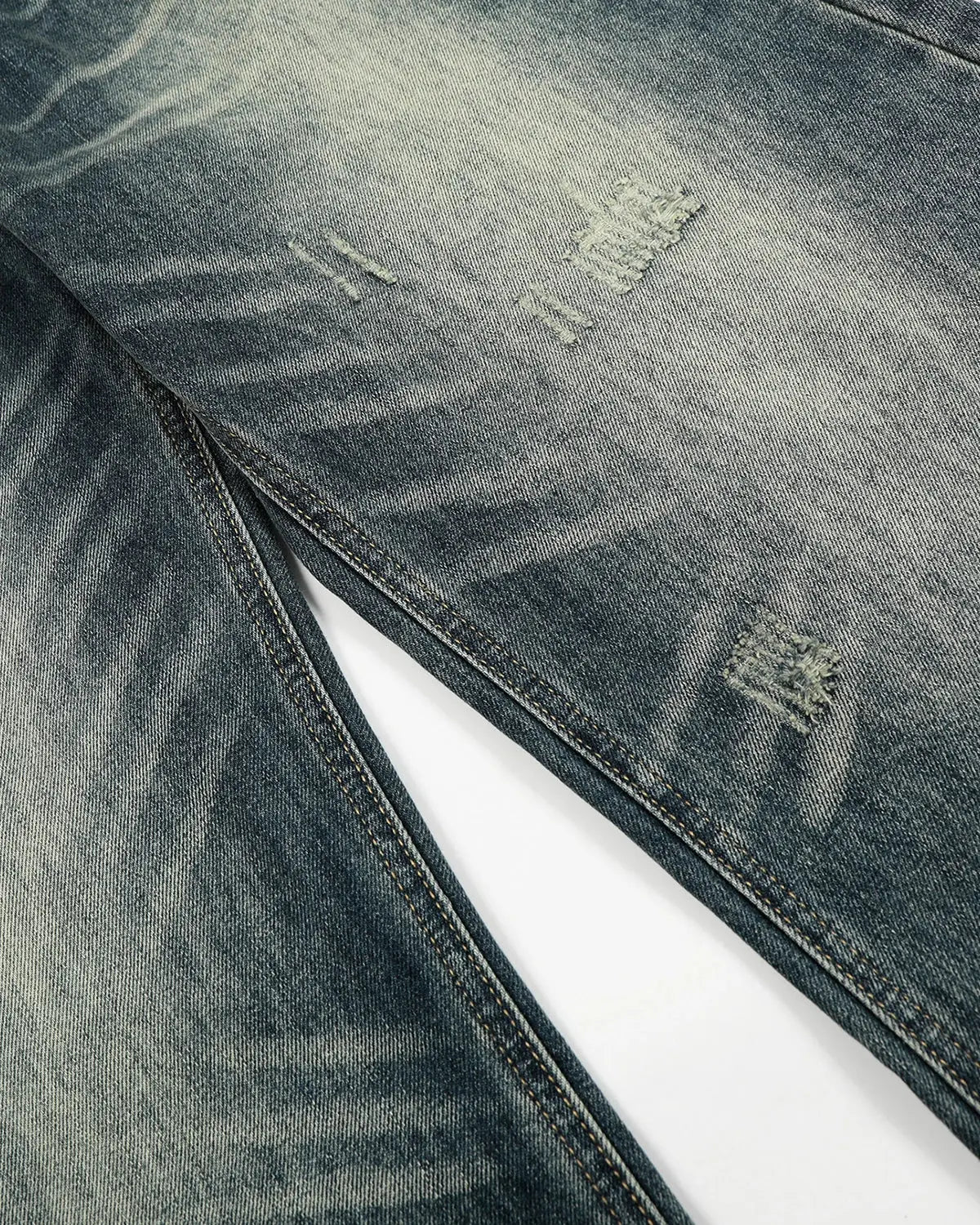 Acid Washed Ripped Baggy Barrel Jeans | Inflation Streetwear