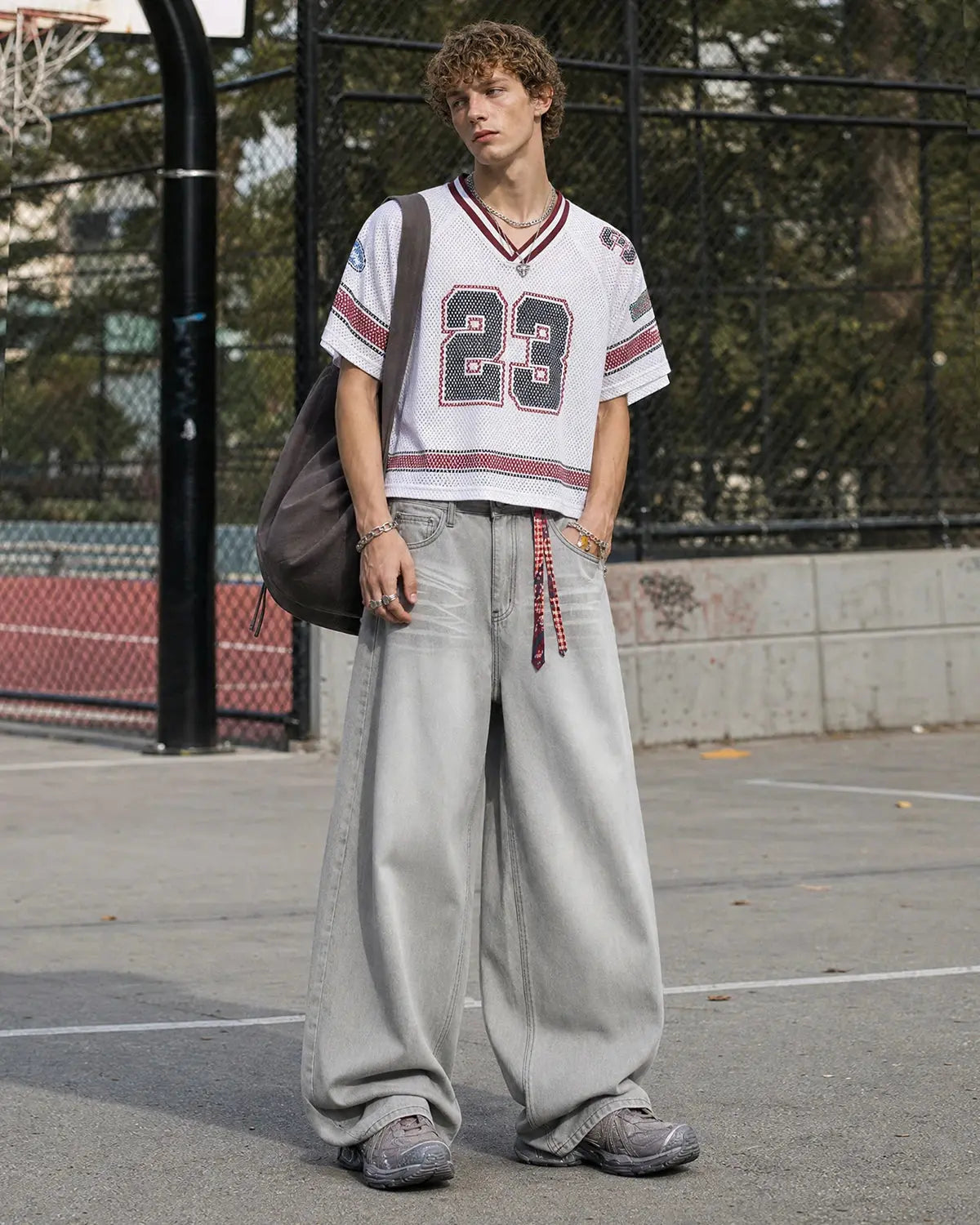 Washed Distressed Baggy Jeans | Inflation Streetwear