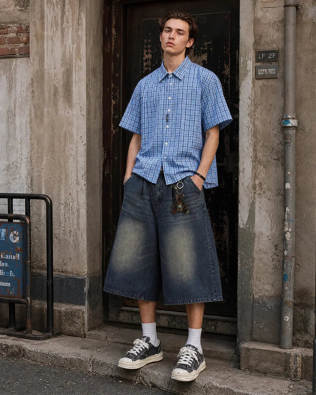 Double Waist Baggy Jorts | Inflation Streetwear