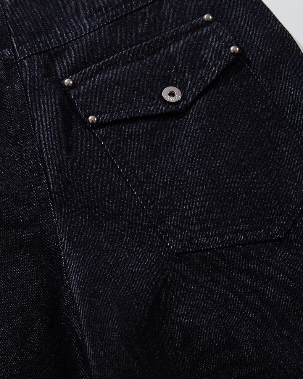 Buttons Up Raw Blue Baggy Jeans | Inflation Streetwear