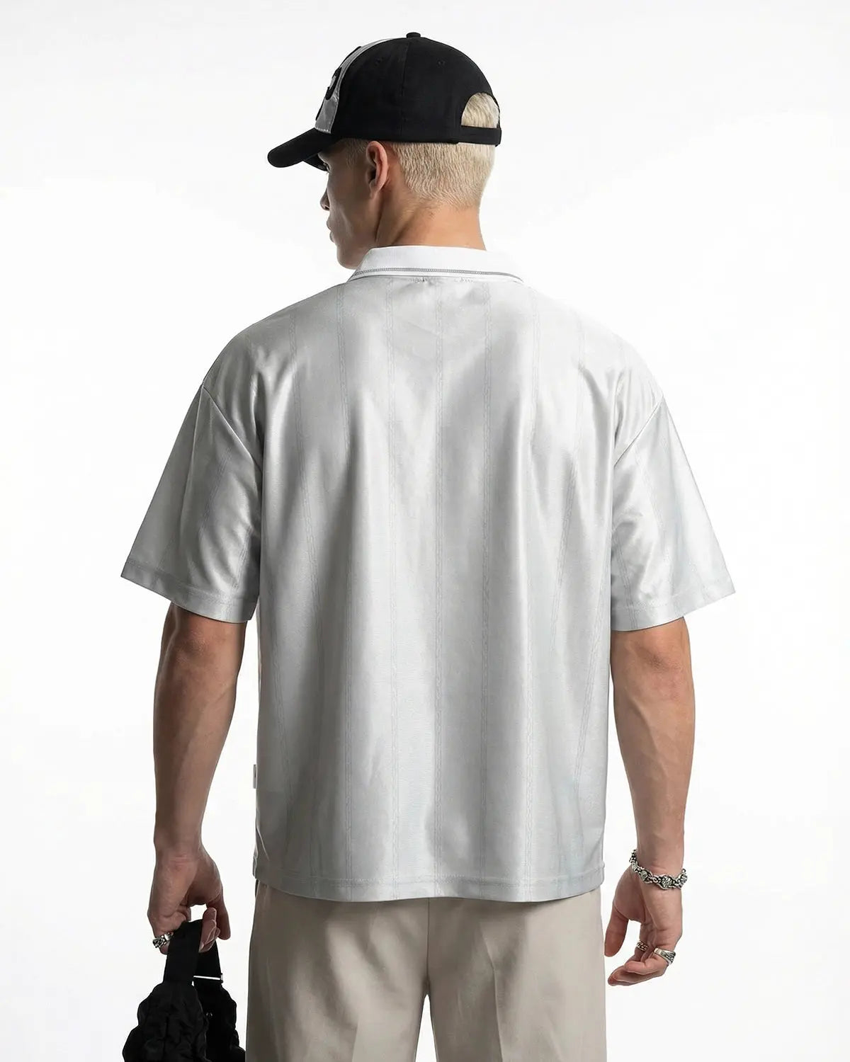 Vintage Striped Polo Jersey | Inflation Streetwear