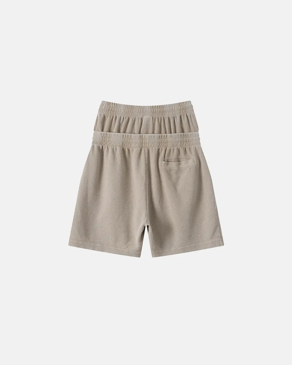 Double Waist Acid Wash Waffle Shorts | Inflation Streetwear