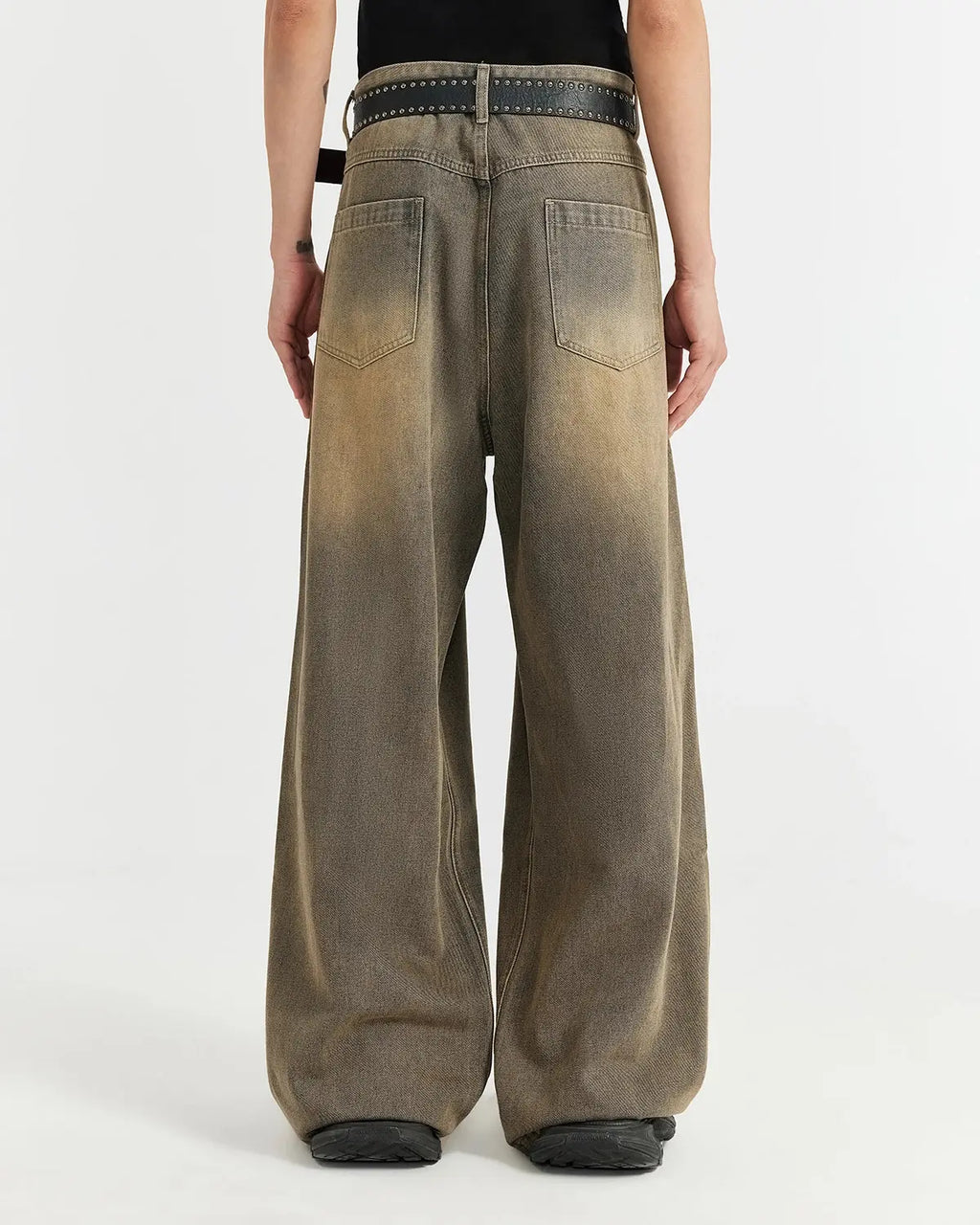 Brown Acid Wash Baggy Jeans | Inflation Streetwear