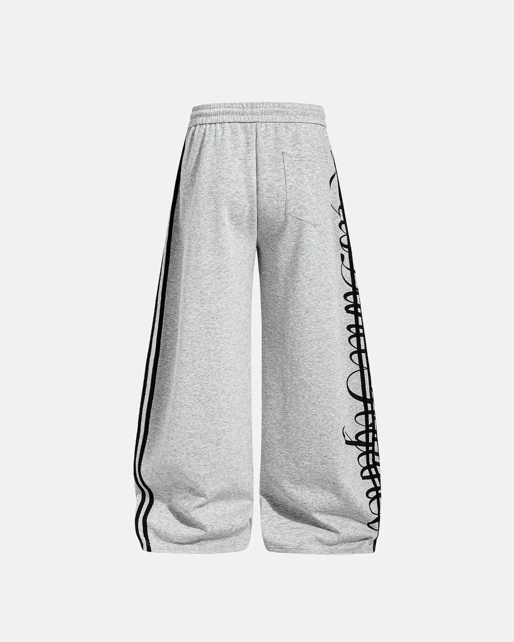 Script Stripe Baggy Sweatpants| Inflation Streetwear