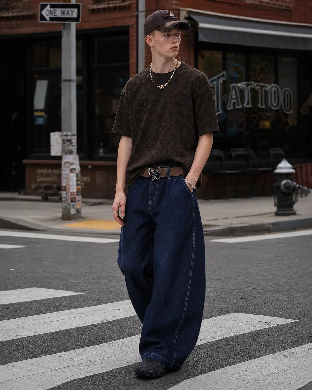 Raw Washed Barrel Jeans | Inflation Streetwear