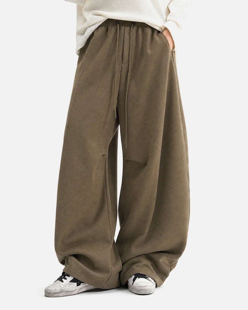 Cotton Linen Wide-leg Pants | Inflation Streetwear