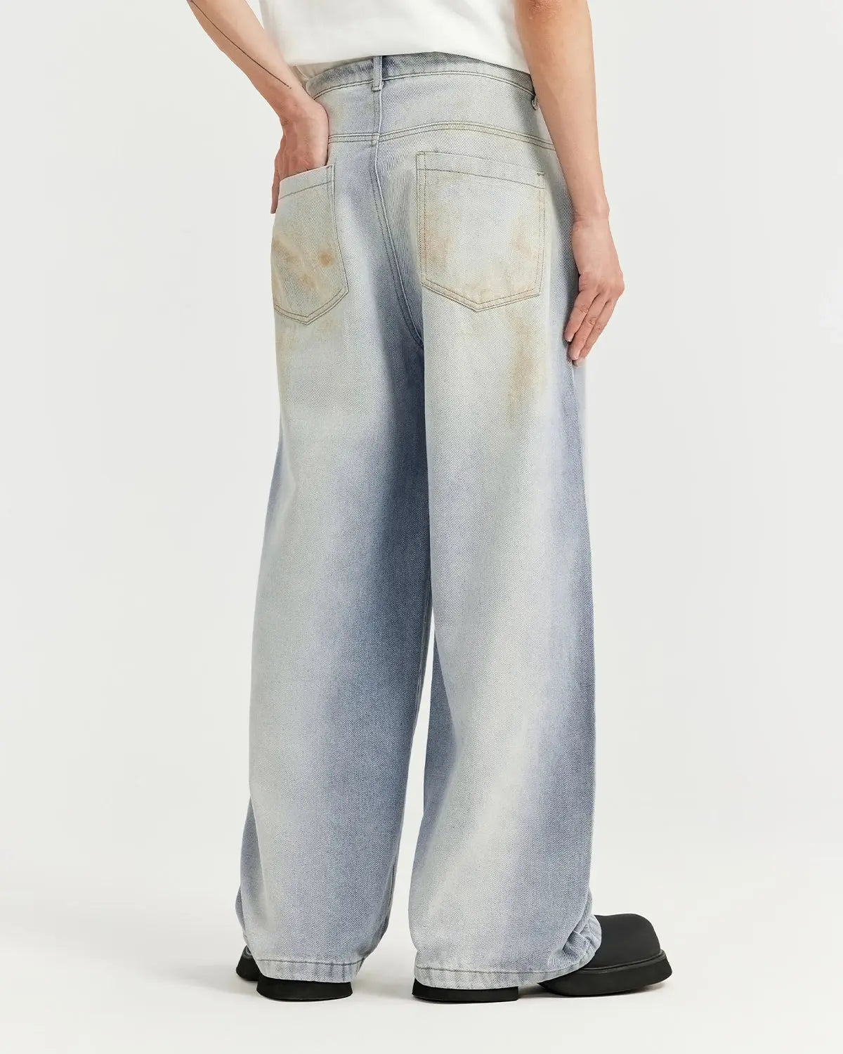 Mud Washed Baggy Jeans | Inflation Streetwear