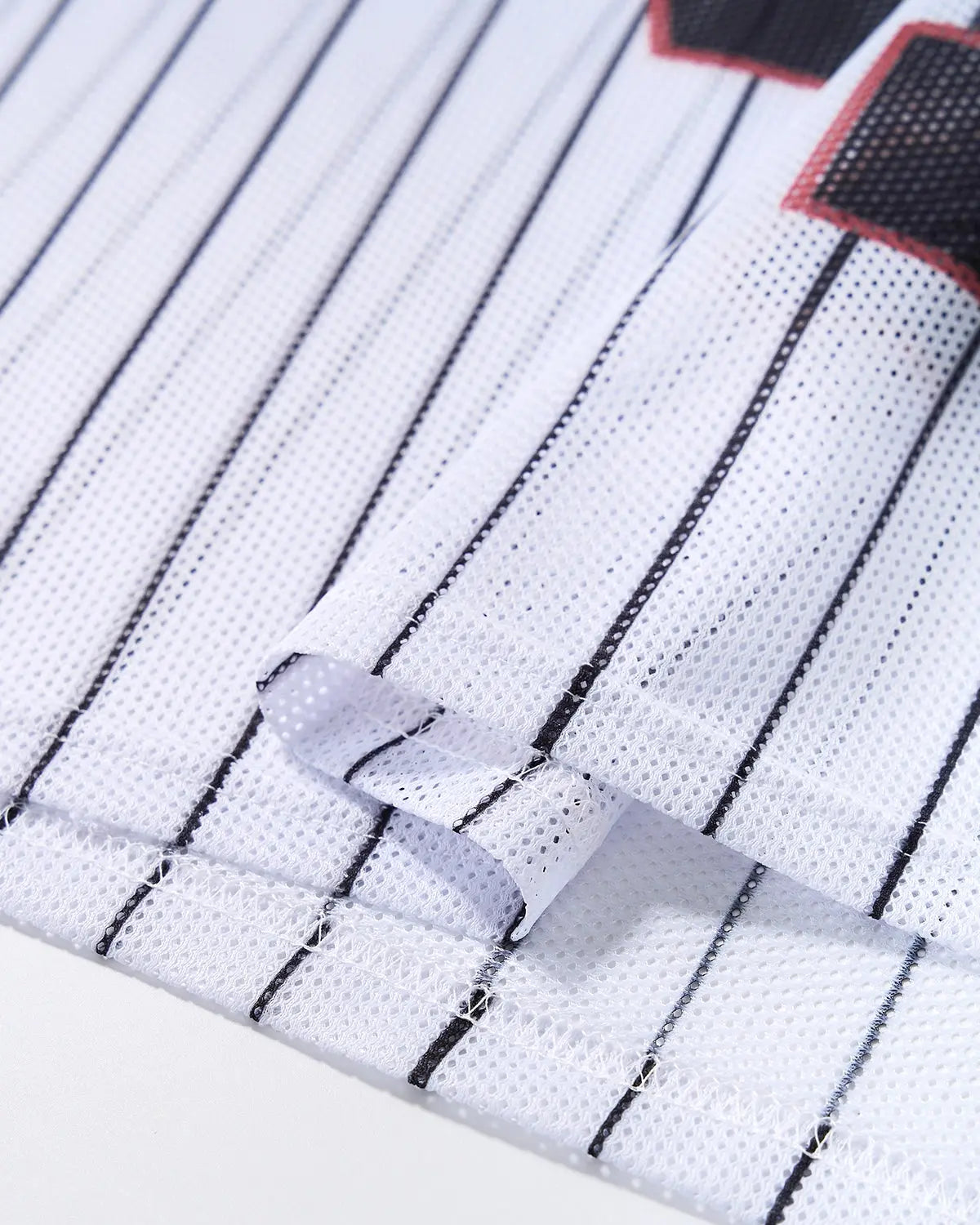 Pinstripe Number Mesh Jersey | Inflation Streetwear