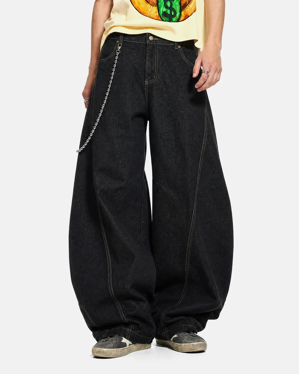 Raw Color Super Baggy Jeans | Inflation Streetwear