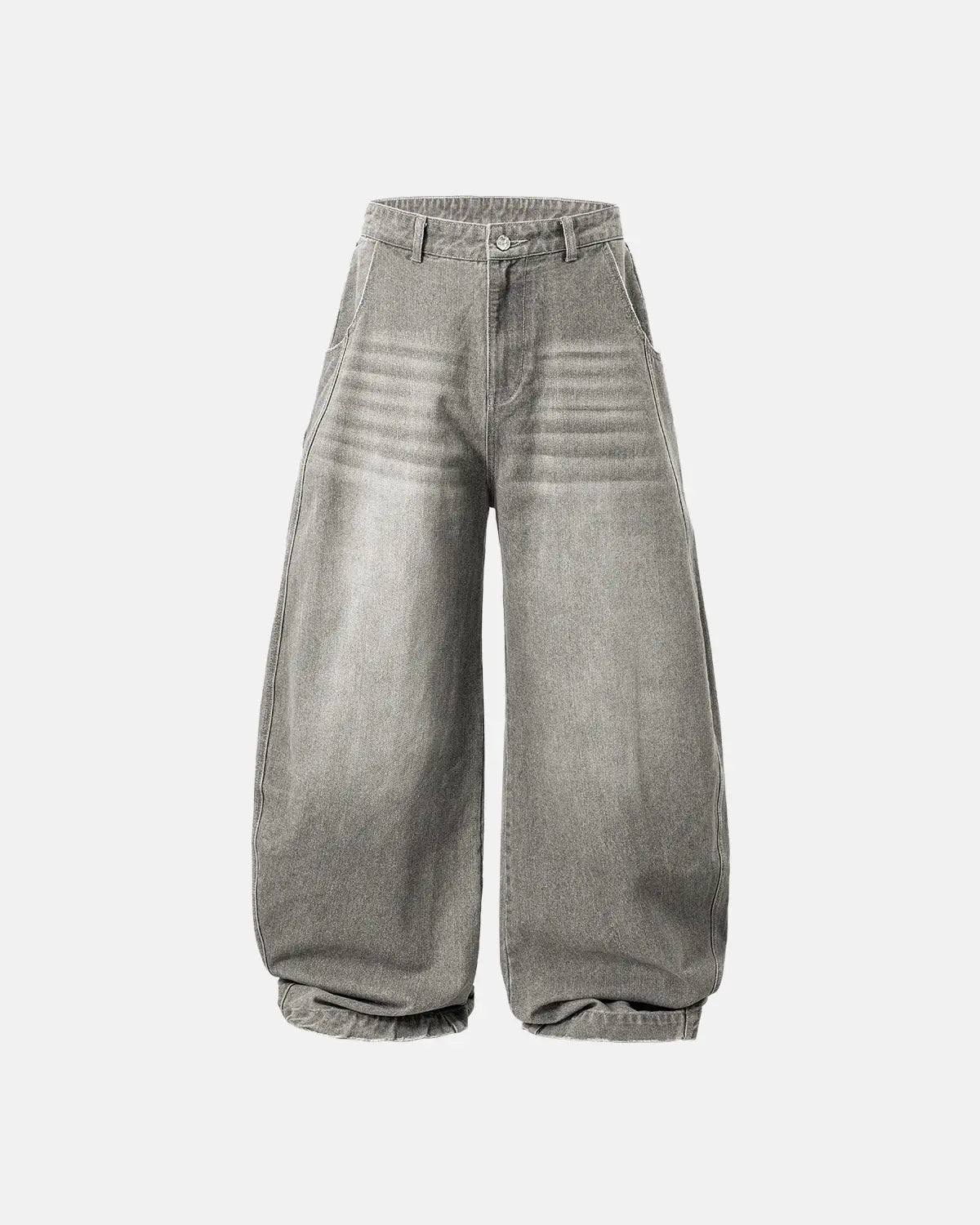 INFLATION Washed Barrel Baggy Jeans