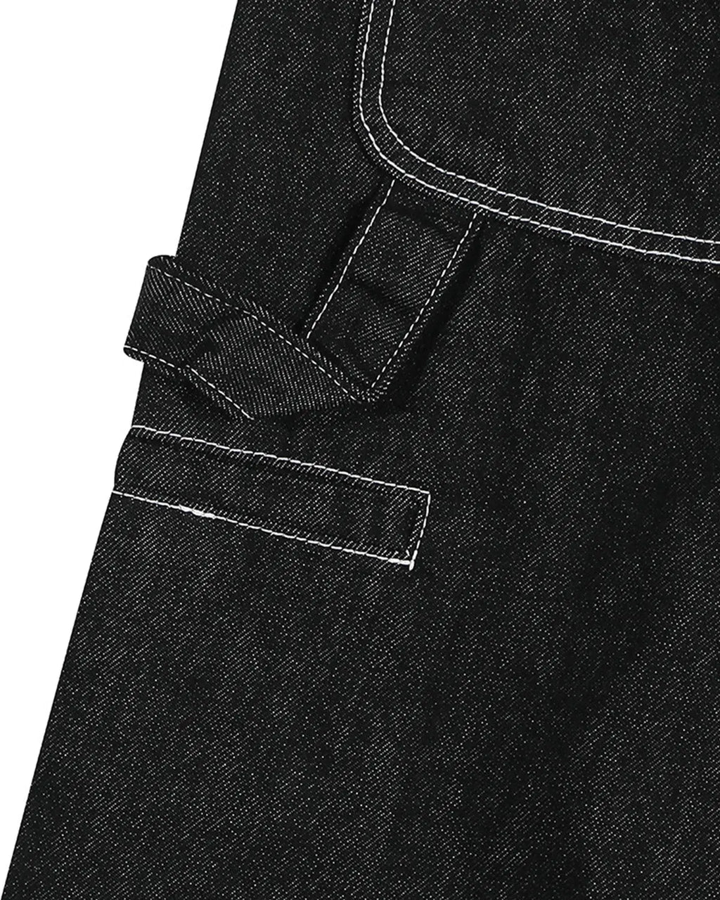 Contrast Stitching Raw Cargo Jorts | Inflation Streetwear