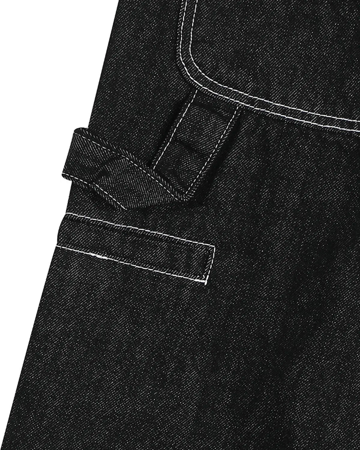 Contrast Stitching Raw Cargo Jorts | Inflation Streetwear