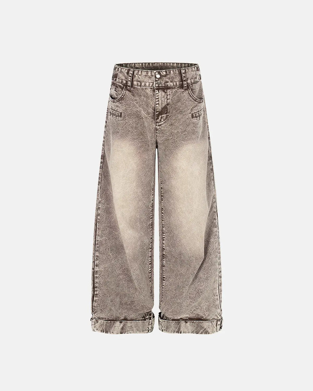 Retro Washed Wide Leg Baggy Jeans | Inflation Streetwear