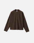 Old Money Style Henley Long Sleeve Tees | Inflation Streetwear