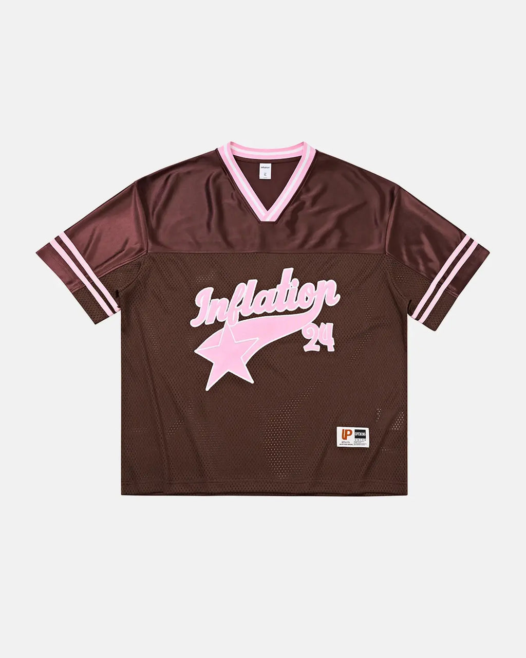 Mesh Patachwork Printing Jersey | Inflation Streetwear