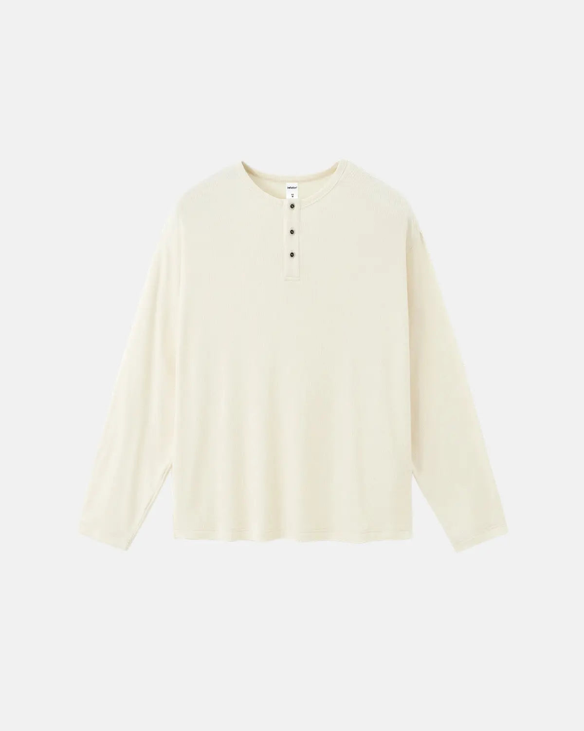 Henley Collar Long Sleeve Tees | Inflation Streetwear