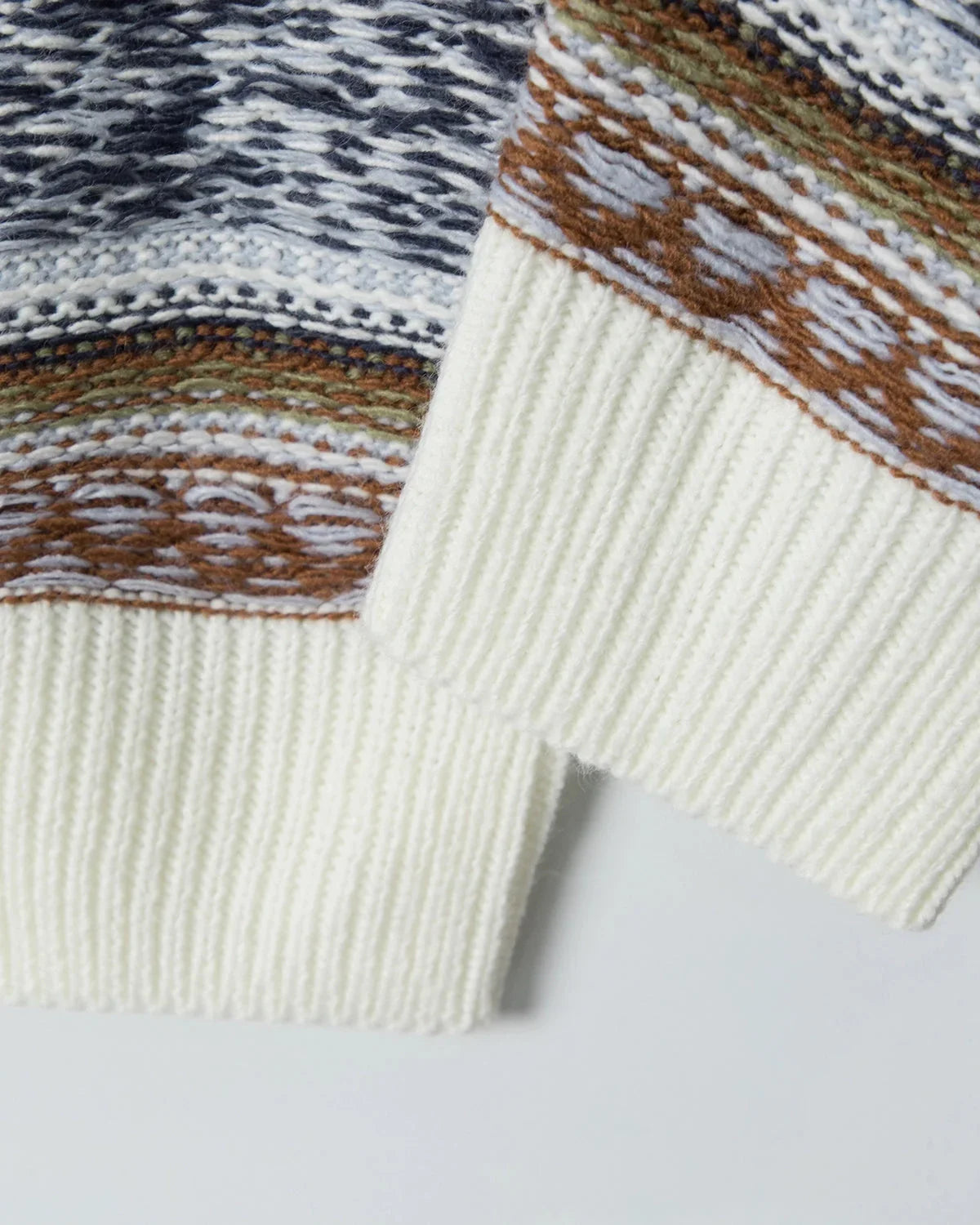 Round Neck Stripe  Jacquard Pullovers | Inflation Streetwear